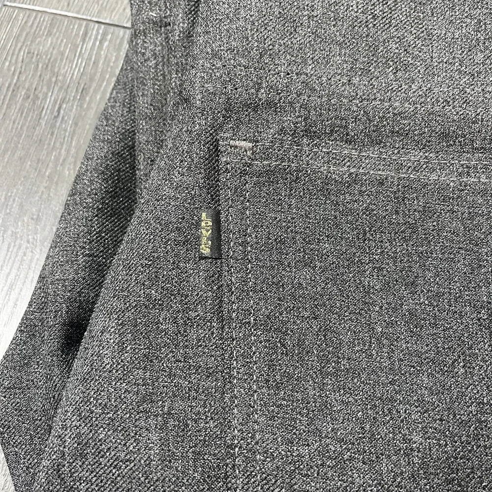 VTG Levis Pants 517 Men 36X30 Charcoal Gray Dacron‎ Polyester Made USA 90s 1997